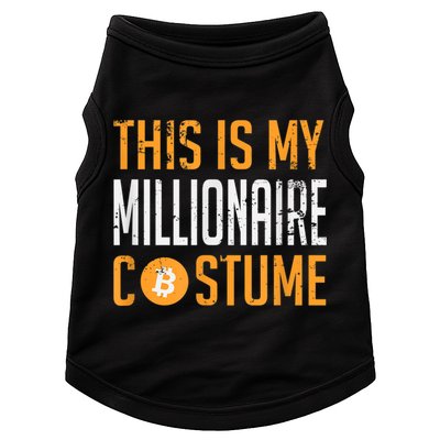 This Is My Millionaire Bitcoin Costume Halloween Doggie Tank