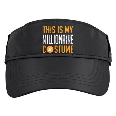 This Is My Millionaire Bitcoin Costume Halloween Adult Drive Performance Visor