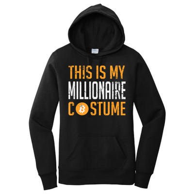 This Is My Millionaire Bitcoin Costume Halloween Women's Pullover Hoodie
