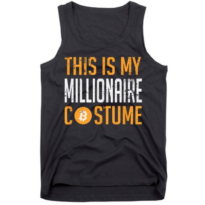 This Is My Millionaire Bitcoin Costume Halloween Tank Top
