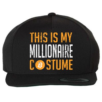 This Is My Millionaire Bitcoin Costume Halloween Wool Snapback Cap