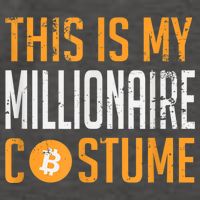 This Is My Millionaire Bitcoin Costume Halloween Vector Backpack