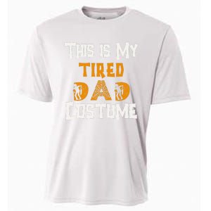 This Is My Tired Dad Halloween Costume For Family Matching Cooling Performance Crew T-Shirt