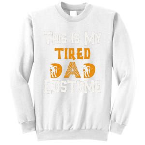 This Is My Tired Dad Halloween Costume For Family Matching Sweatshirt