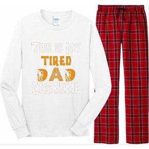 This Is My Tired Dad Halloween Costume For Family Matching Long Sleeve Pajama Set