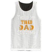 This Is My Tired Dad Halloween Costume For Family Matching Mesh Reversible Basketball Jersey Tank