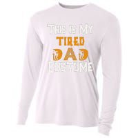 This Is My Tired Dad Halloween Costume For Family Matching Cooling Performance Long Sleeve Crew