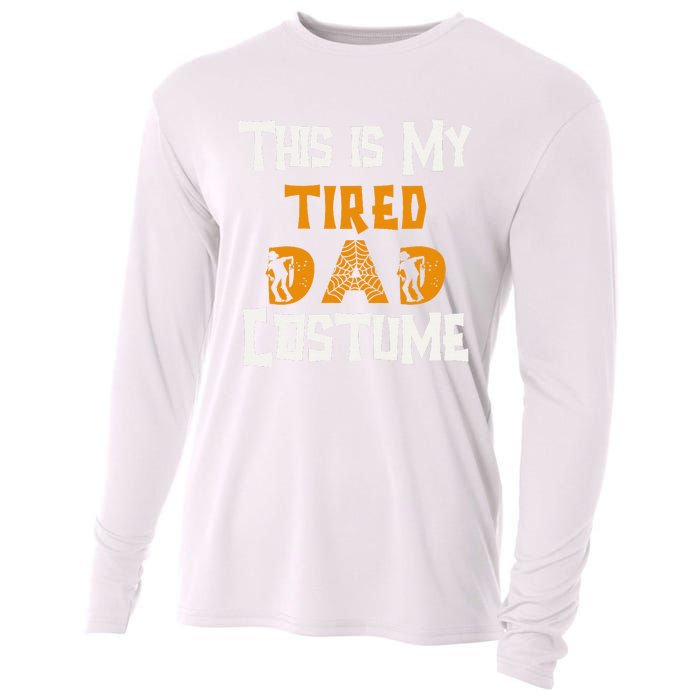 This Is My Tired Dad Halloween Costume For Family Matching Cooling Performance Long Sleeve Crew