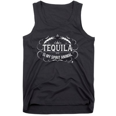 Tequila Is My Spirit Animal Tank Top