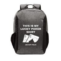 This Is My Lucky Poker Do Not Wash Vector Backpack