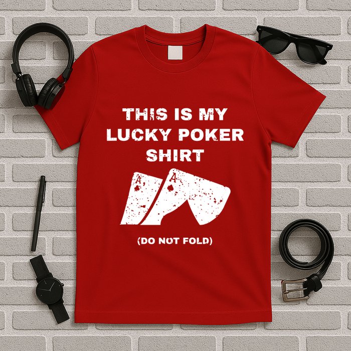 This Is My Lucky Poker Do Not Wash T-Shirt