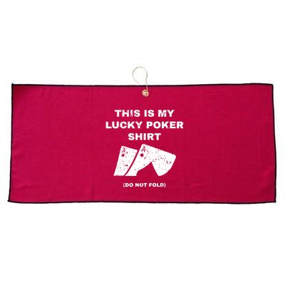 This Is My Lucky Poker Do Not Wash Large Microfiber Waffle Golf Towel