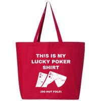 This Is My Lucky Poker Do Not Wash 25L Jumbo Tote