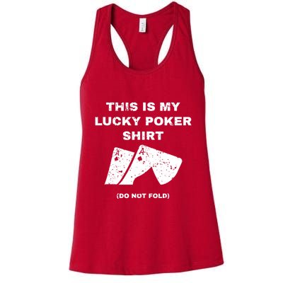 This Is My Lucky Poker Do Not Wash Womens Tank Top