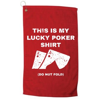 This Is My Lucky Poker Do Not Wash Golf Towel