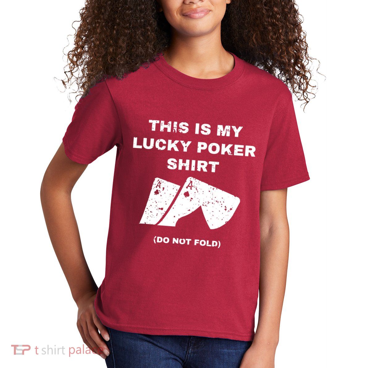 This Is My Lucky Poker Do Not Wash Kids T-Shirt