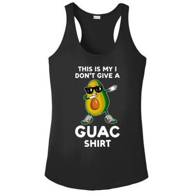 This Is My I Dont Give A Guac Gift Avocados Funny Gift Ladies PosiCharge Competitor Racerback Tank