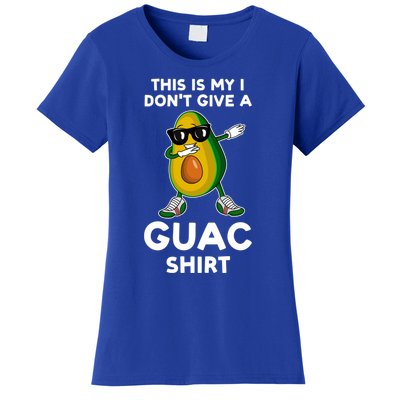 This Is My I Dont Give A Guac Gift Avocados Funny Gift Women's T-Shirt