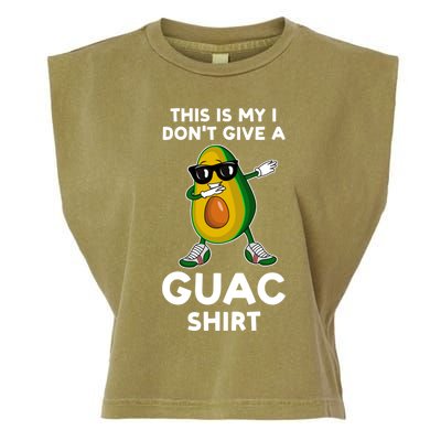 This Is My I Dont Give A Guac Gift Avocados Funny Gift Garment-Dyed Women's Muscle Tee