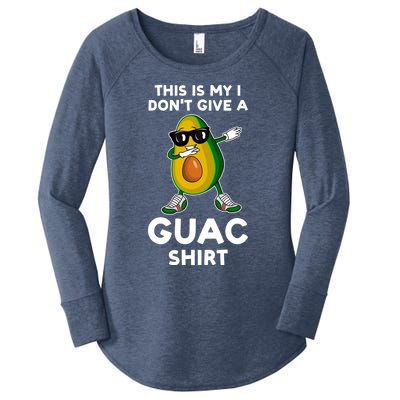 This Is My I Dont Give A Guac Gift Avocados Funny Gift Women's Perfect Tri Tunic Long Sleeve Shirt