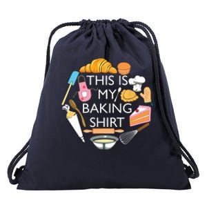 This Is My Baking Funny Pastry Hobby Chef Drawstring Bag