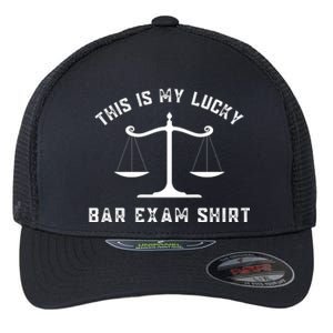 This Is My Lucky Bar Exam Funny Law School Graduation Gift Flexfit Unipanel Trucker Cap