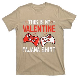 This Is My Valentine Pajama Gamer Girl Gaming T-Shirt