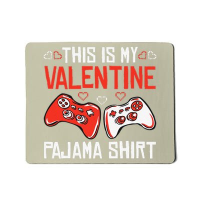 This Is My Valentine Pajama Gamer Girl Gaming Mousepad