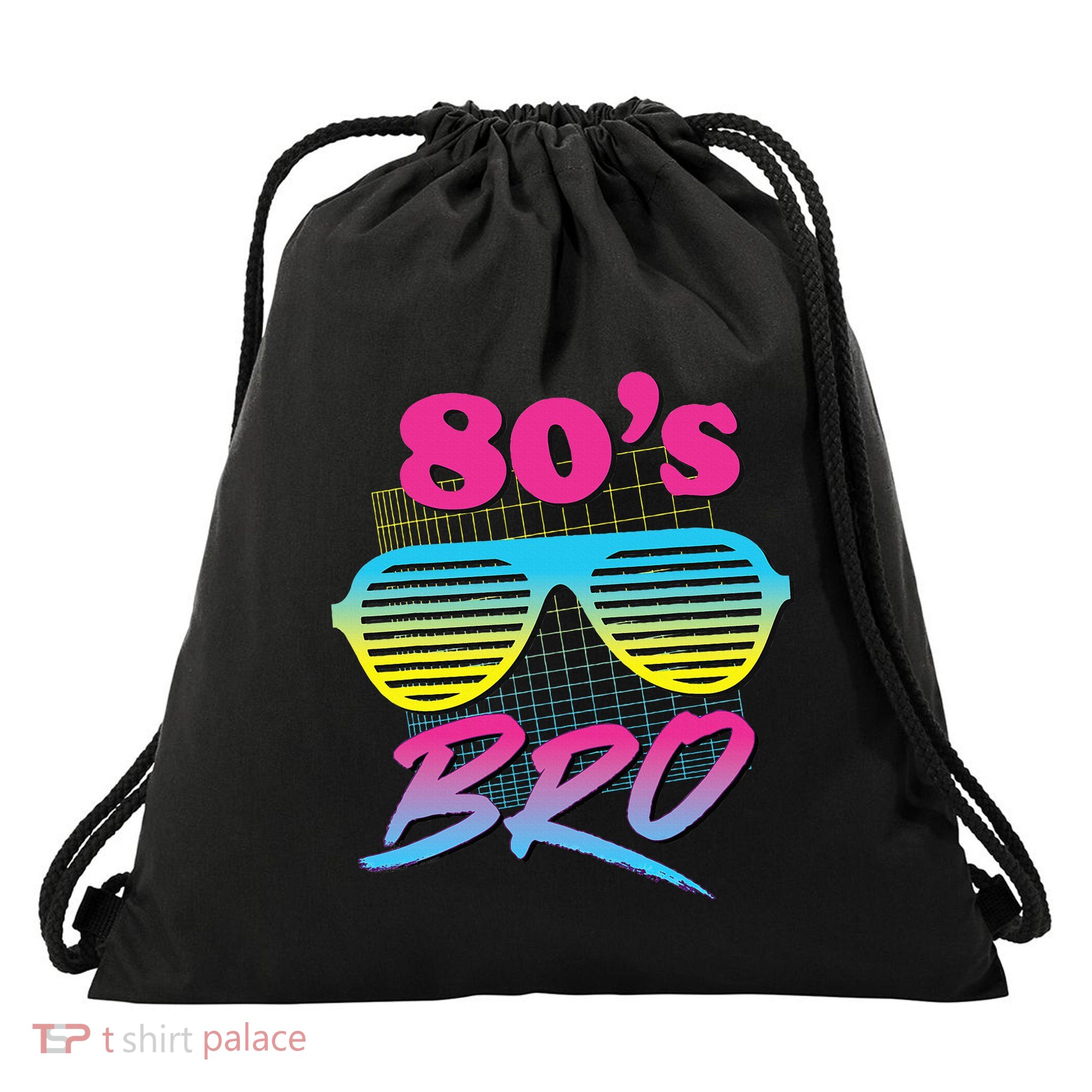 This Is My 80s Bro Costume Party Drawstring Bag