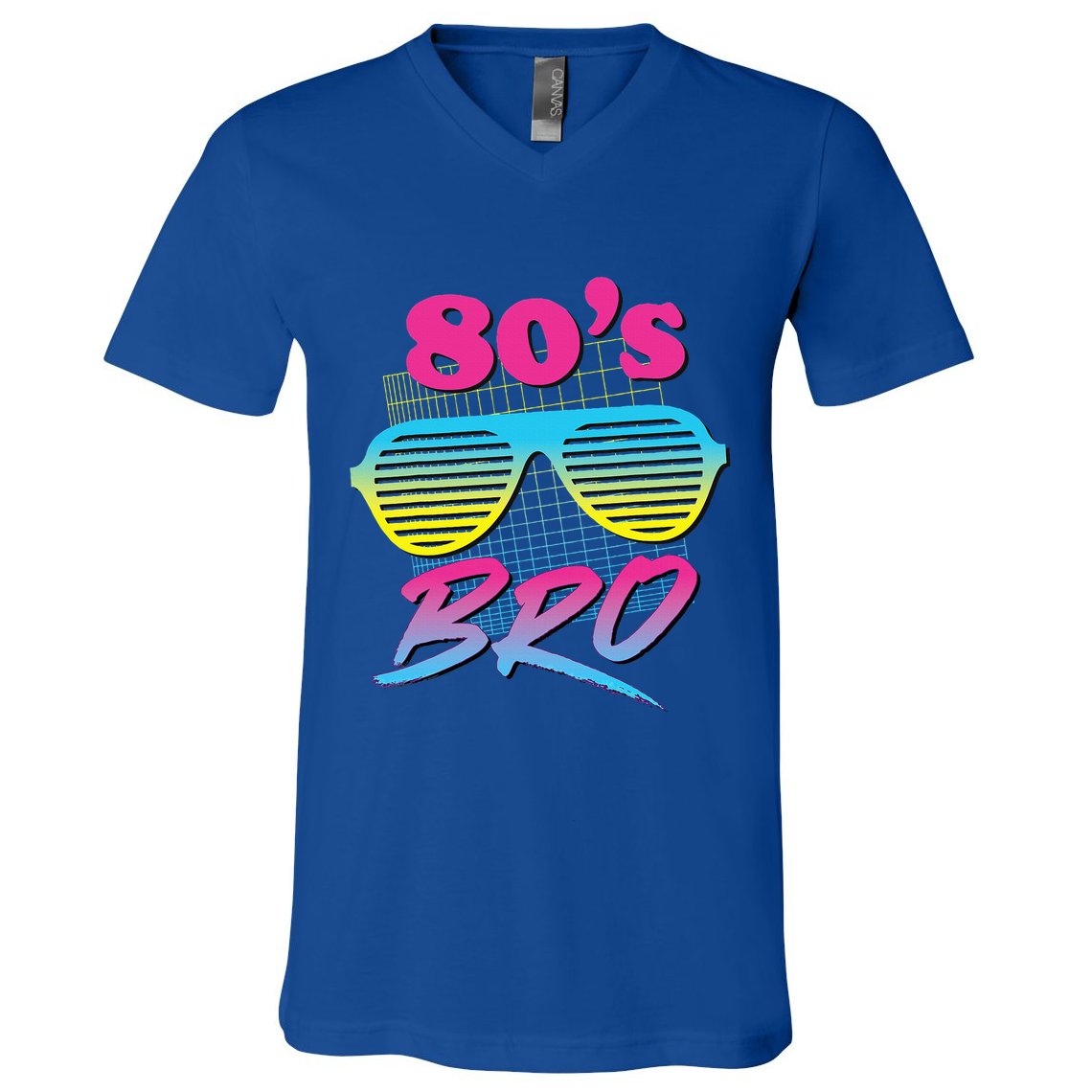 This Is My 80s Bro Costume Party V-Neck T-Shirt