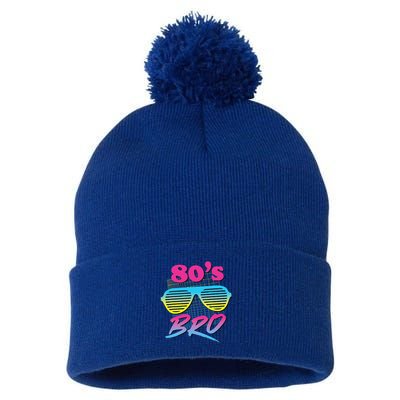 This Is My 80s Bro Costume Party Pom Pom 12in Knit Beanie