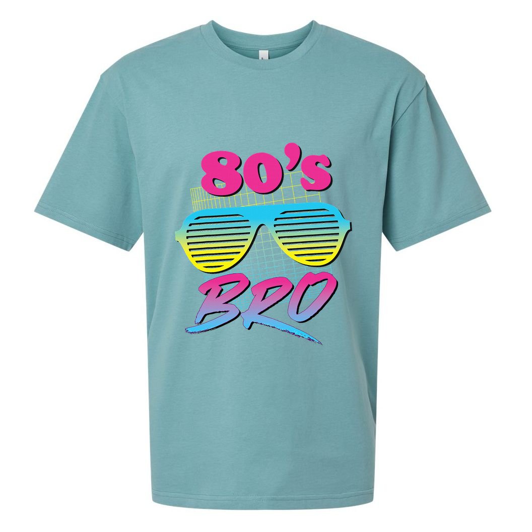 This Is My 80s Bro Costume Party Sueded Cloud Jersey T-Shirt