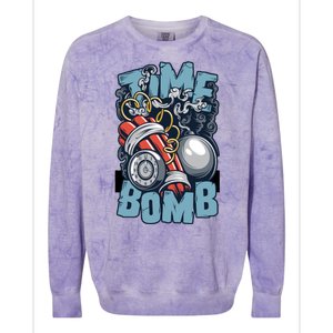 Time Ticking Bomb Colorblast Crewneck Sweatshirt