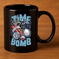 Time Ticking Bomb 11oz C Handle Ceramic Mug