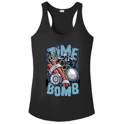 Time Ticking Bomb Ladies PosiCharge Competitor Racerback Tank
