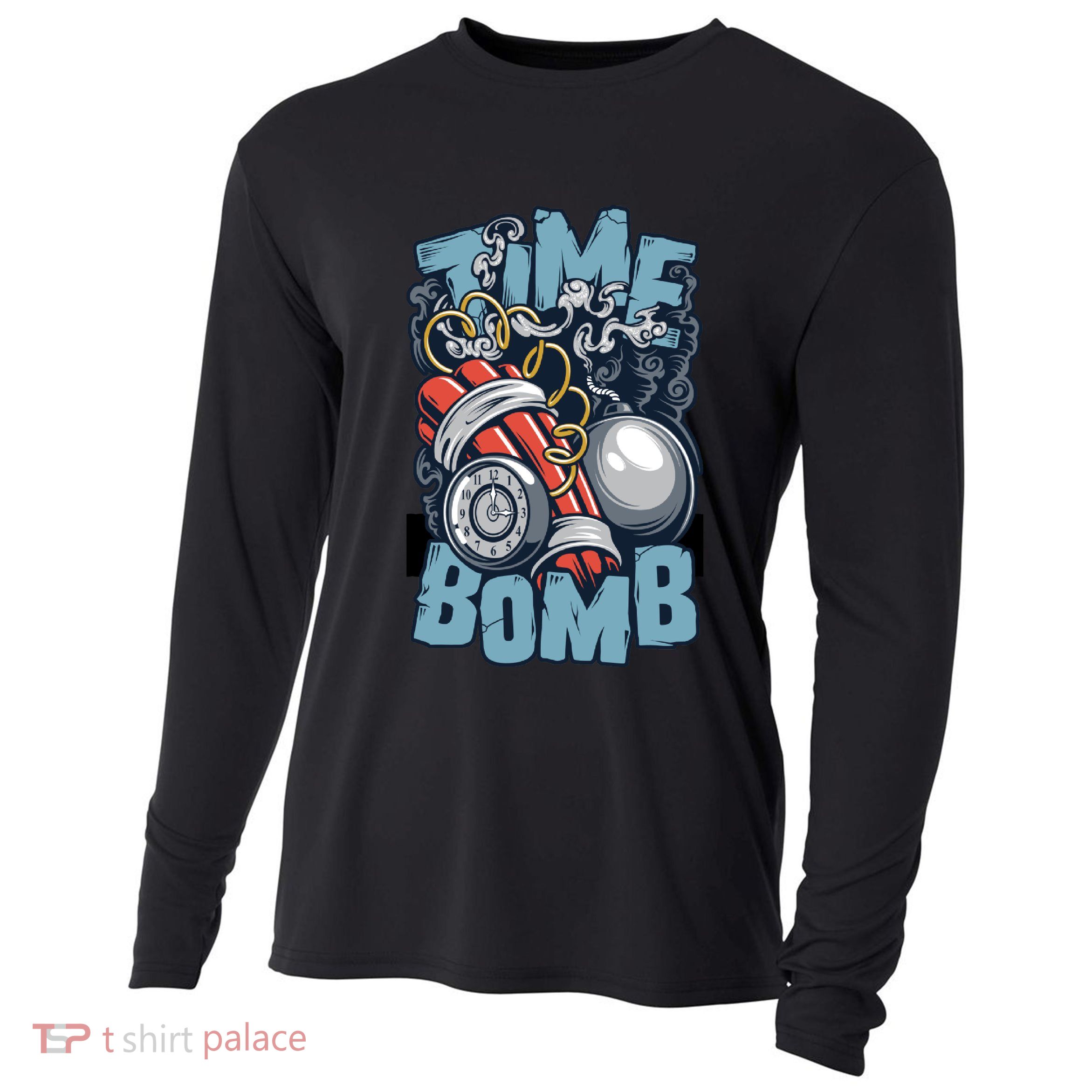 Time Ticking Bomb Cooling Performance Long Sleeve Crew