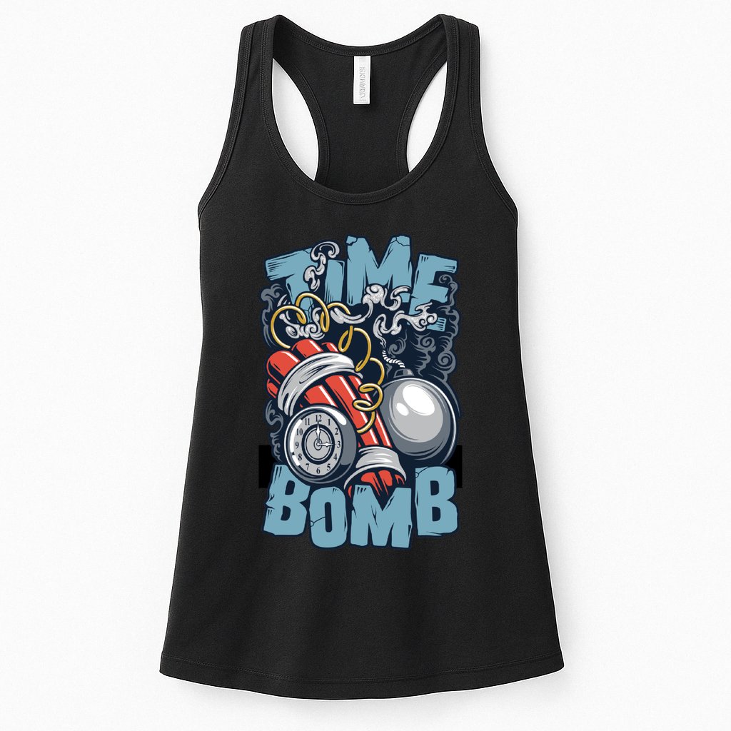 Time Ticking Bomb Womens Tank Top