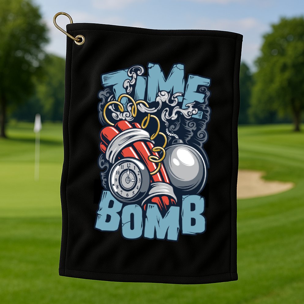 Time Ticking Bomb Golf Towel