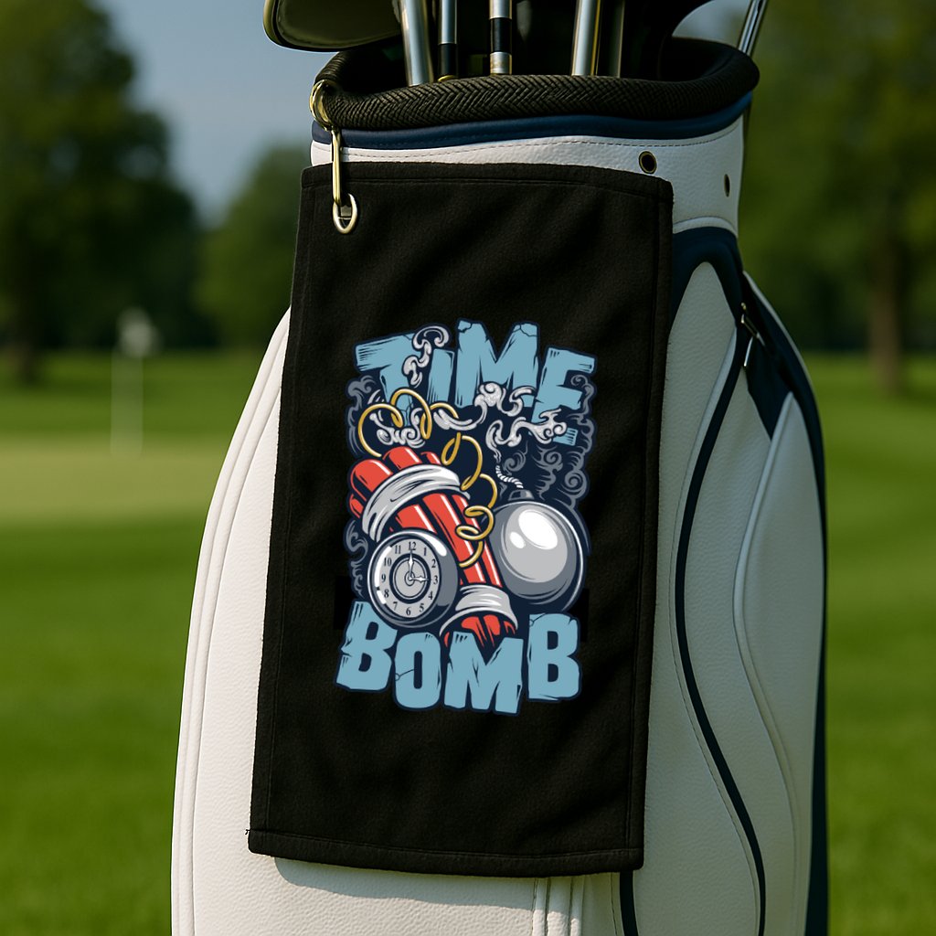 Time Ticking Bomb Golf Towel