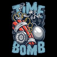Time Ticking Bomb Short Acrylic Beanie