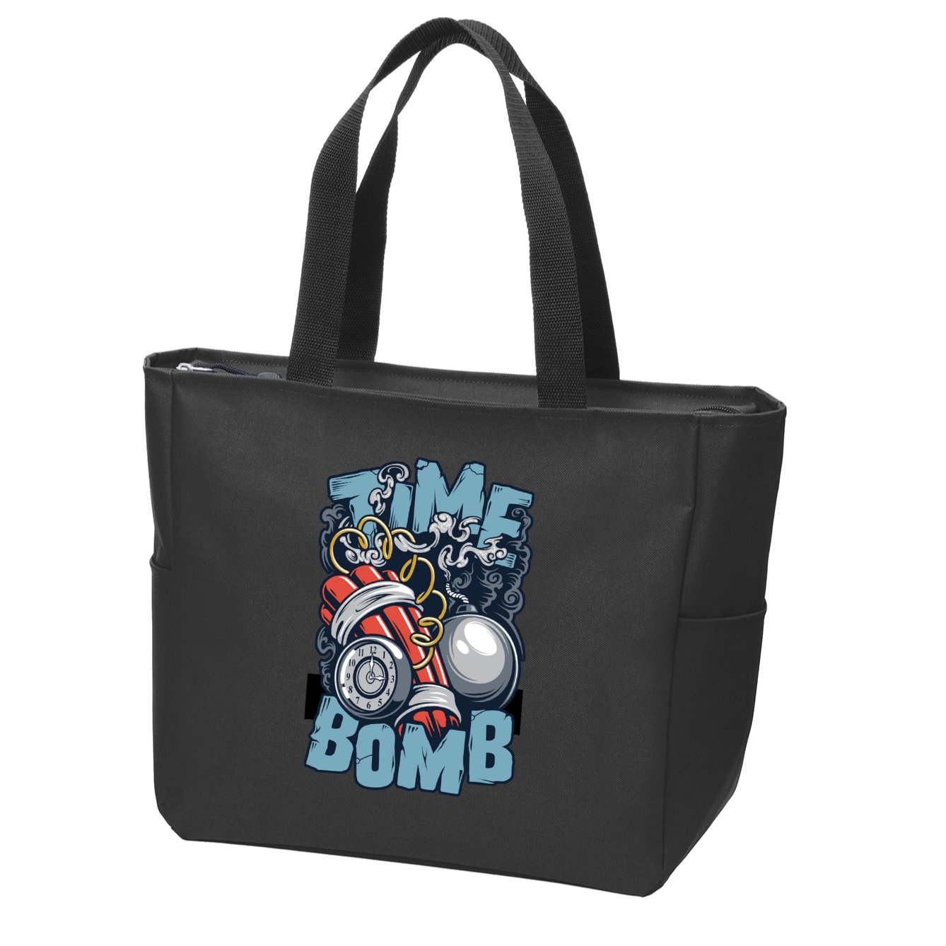 Time Ticking Bomb Zip Tote Bag