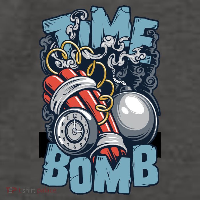 Time Ticking Bomb Vector Backpack