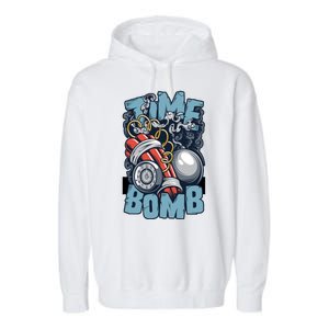 Time Ticking Bomb Garment-Dyed Fleece Hoodie