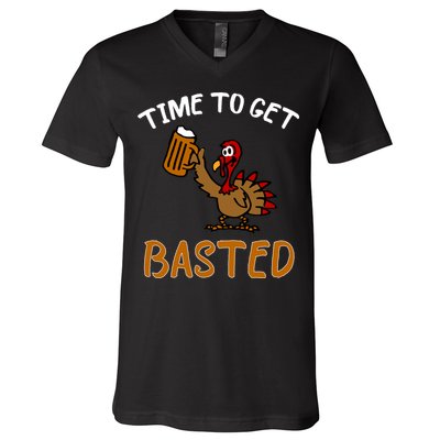 Time To Get Basted V-Neck T-Shirt