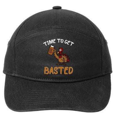 Time To Get Basted 7-Panel Snapback Hat