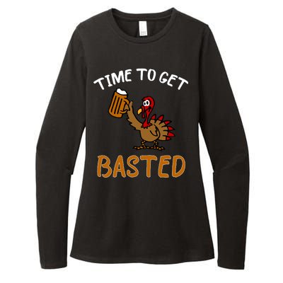 Time To Get Basted Womens CVC Long Sleeve Shirt