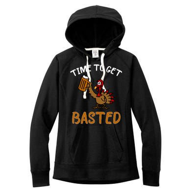 Time To Get Basted Women's Fleece Hoodie