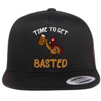 Time To Get Basted Flat Bill Trucker Hat