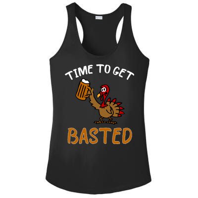 Time To Get Basted Ladies PosiCharge Competitor Racerback Tank