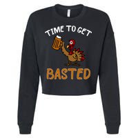 Time To Get Basted Cropped Pullover Crew